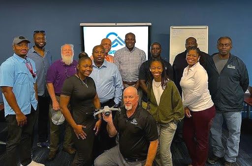 Participants of the drone training.