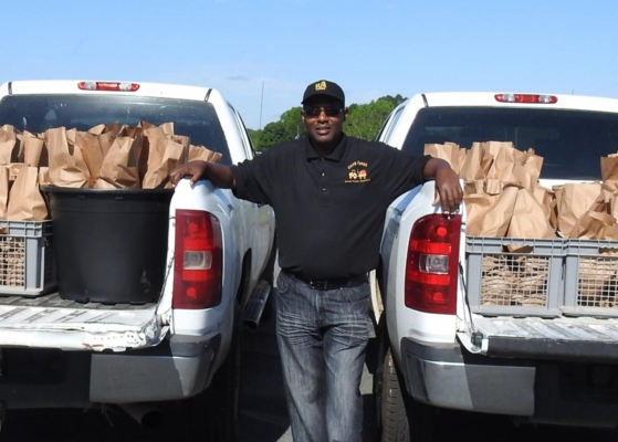 Shaun Francis, Extension horticulture specialist, has been overseeing UAPB’s recent efforts to donate university-grown sweet potatoes to community organizations that serve citizens.