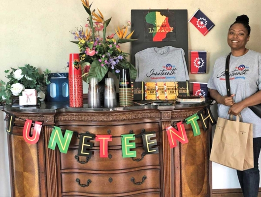Juneteenth decor.