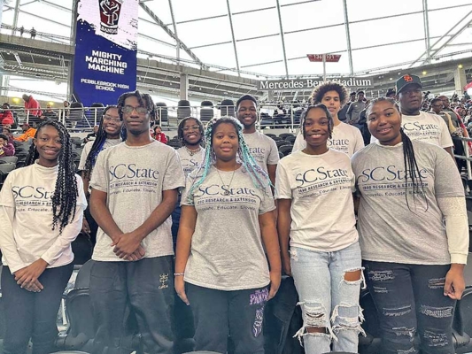 Sixty HYPE participants at the HBCU College Fair in Atlanta, Georgia, in 2023.