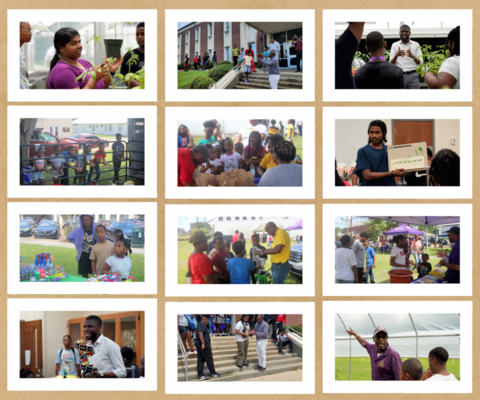 Summer camp collage of participants.