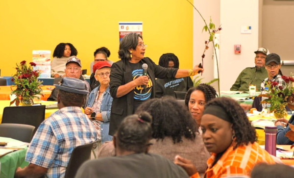 Participants engage in workshop.
