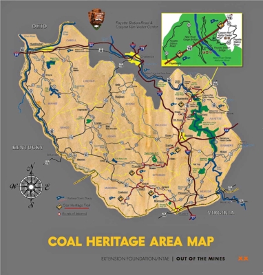 Coal Heritage Area Map