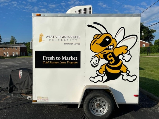 WVSU Extension’s cold storage trailer