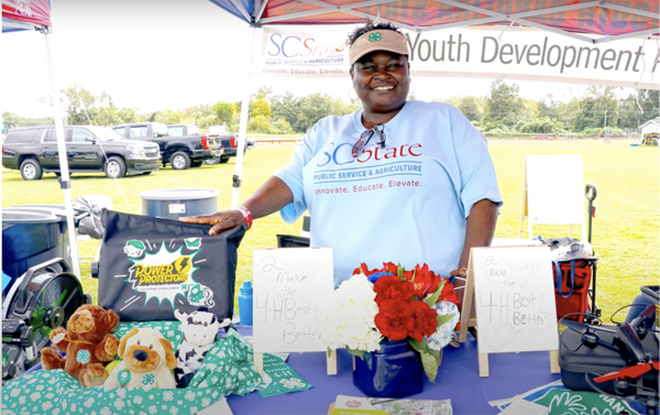 Latosia Gibson, 4-H Extension agent, shares 4-H programs and activities offered to South Carolina youths.